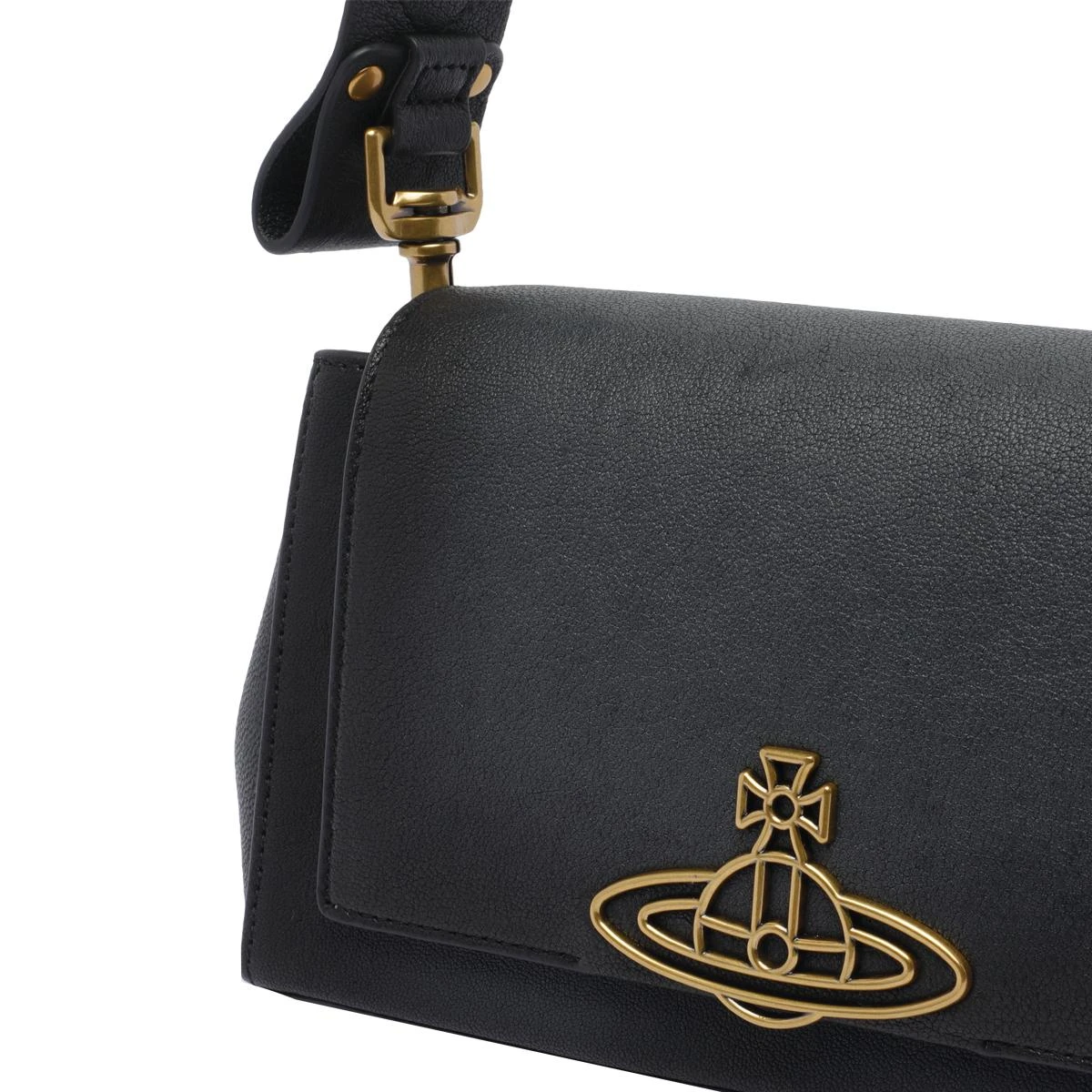 商品【商品预售7天】 Vivienne Westwood|Vivienne Westwood 女士手提包 4602000LWL00A8N401 黑色,价格¥4136,第5张图片详细描述