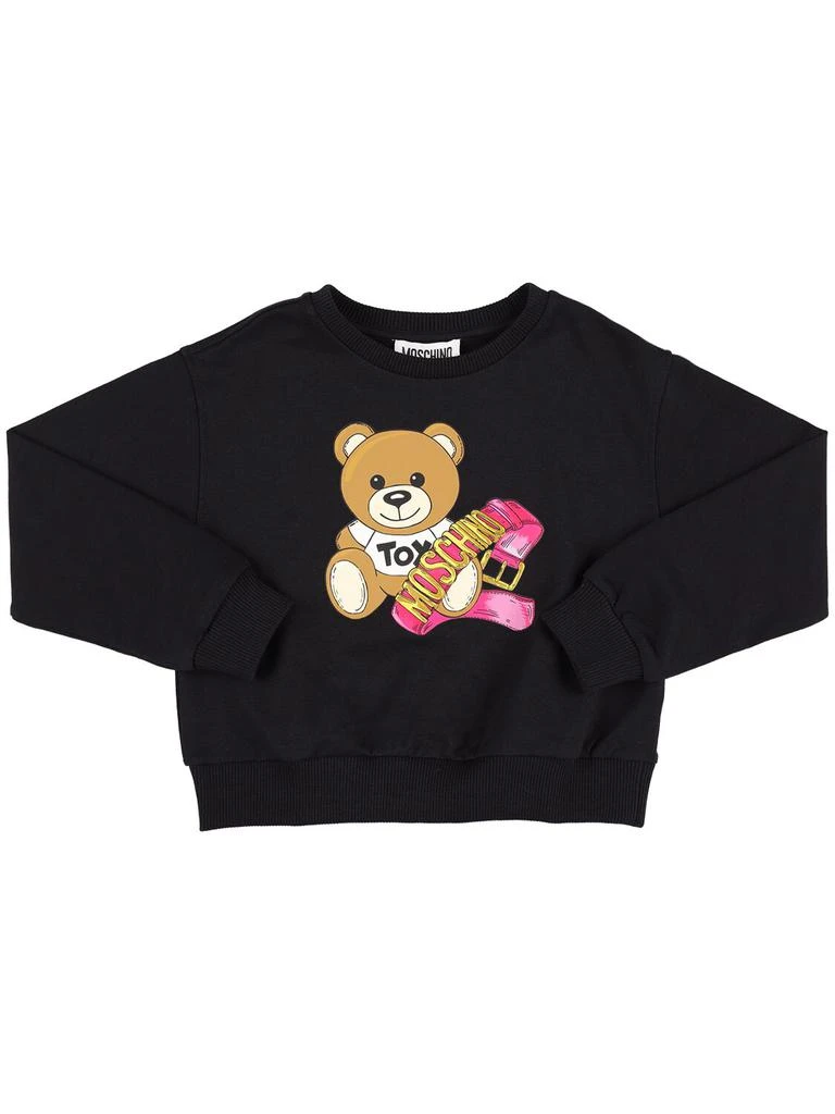 商品Moschino|Printed Cotton Sweatshirt,价格¥501,第1张图片