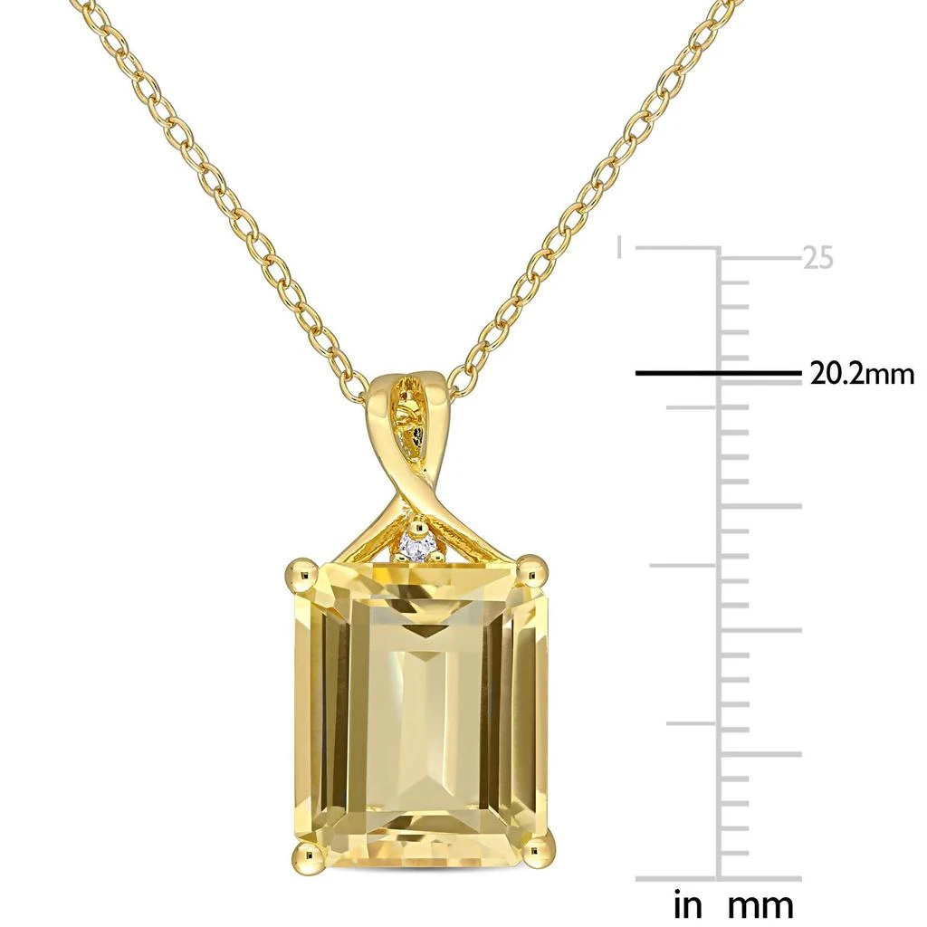 商品Delmar|Citrine and White Topaz Necklace,价格¥1013,第2张图片详细描述