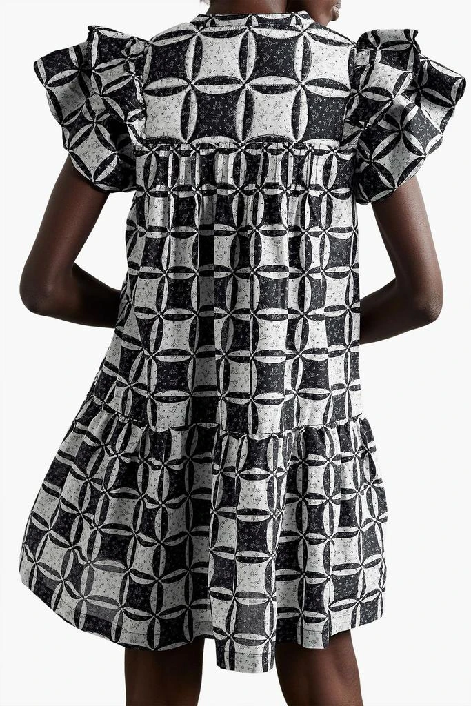 商品Sea|Catalina Calico pleated printed cotton-voile mini dress,价格¥1382,第3张图片详细描述