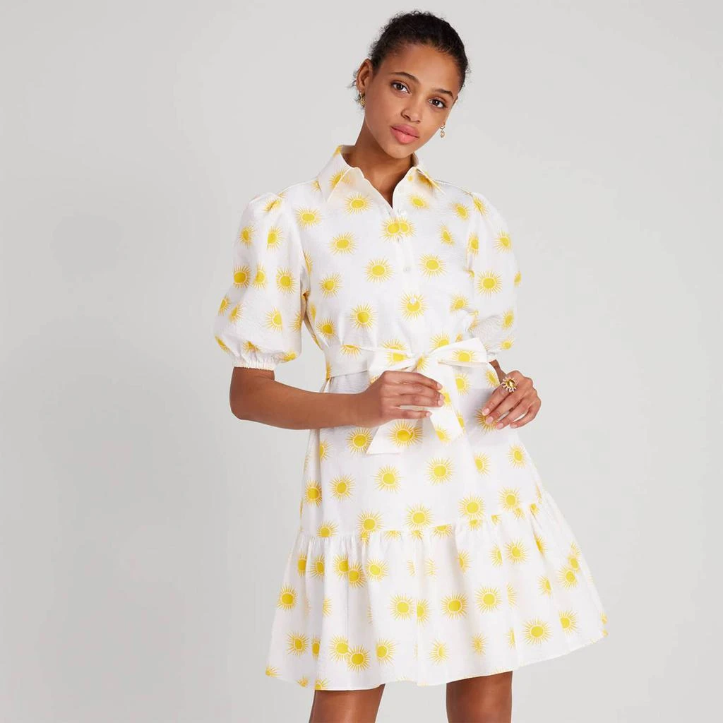 商品Kate Spade|Kate Spade New York Women's Suns Lake Dress - Cream,价格¥1416,第1张图片