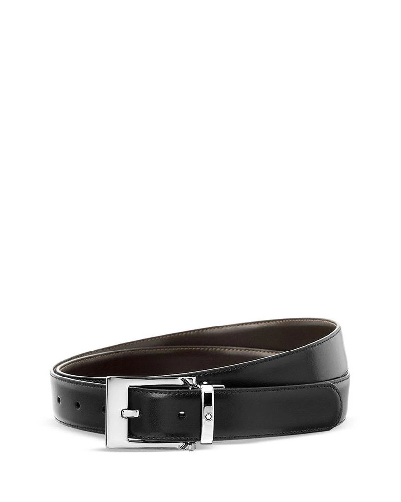 商品MontBlanc|Men's Rectangular Shiny Wave Belt,价格¥2581,第1张图片详细描述