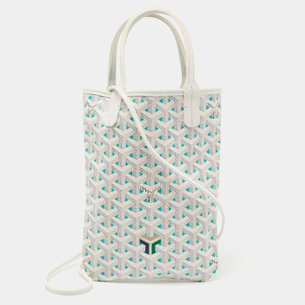 Goyardine Coated Canvas and Leather Poitiers Claire-Voie Tote