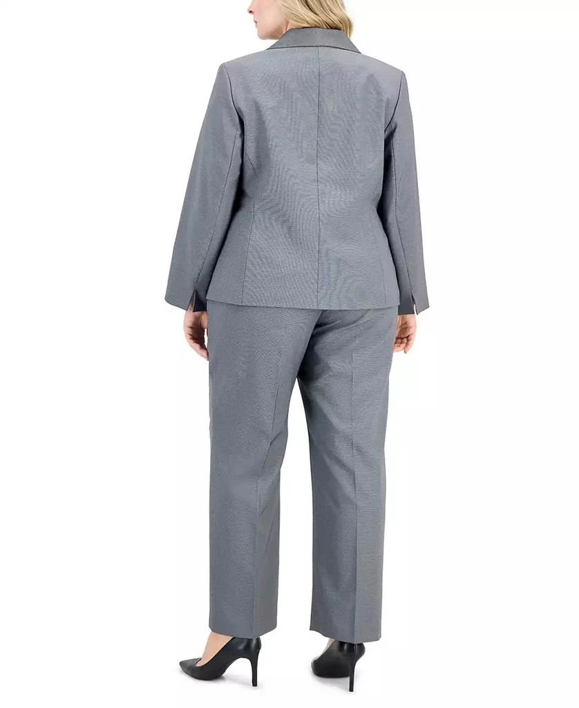 商品Le Suit|Plus Size Shawl-Collar Single-Button Pantsuit Set,价格¥1176,第2张图片详细描述