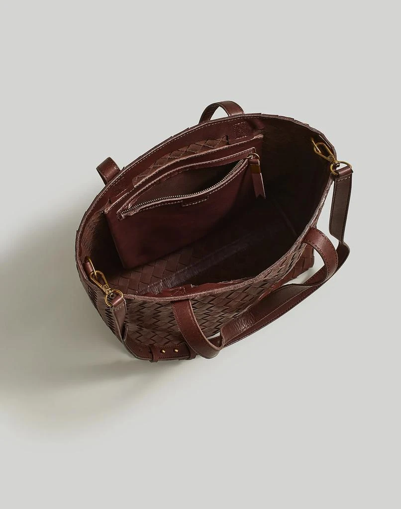 商品Madewell|The Medium Transport Tote in Woven Leather,价格¥947,第2张图片详细描述