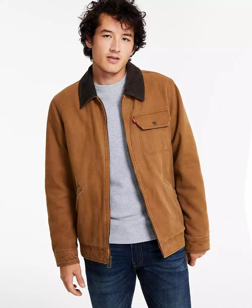 ジャケット・アウター MHL LIGHTWEIGHT COTTON CANVAS MHL. JAPANESE COTTON CANVAS 3BUTTON JACKET 180OLIVE〔メンズ