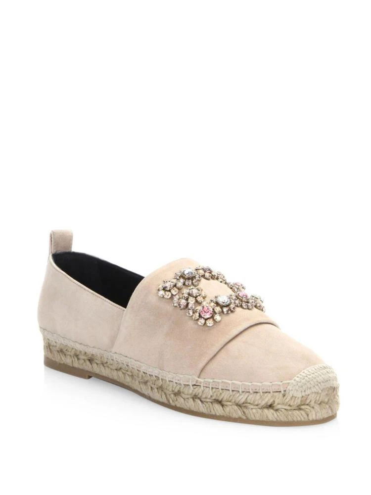 商品Roger Vivier|Suede Slip-On Espadrilles,价格¥8534,第1张图片