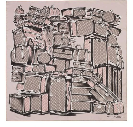 商品Louis Vuitton|Trunks 方巾,价格¥2815,第1张图片详细描述
