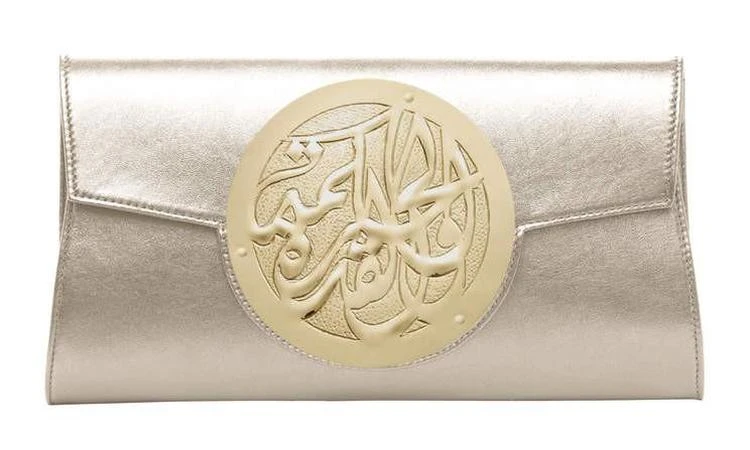 商品Dareen Hakim Collection|Le Icon Le Icon : Champagne Brass Engraved Wisdom and Strength,价格¥2173,第1张图片