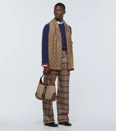 Gucci GG wool jacquard scarf 4