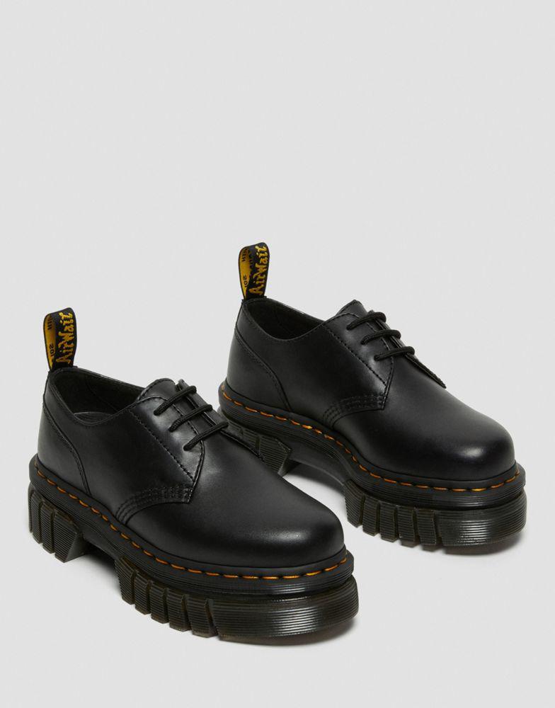 Dr Martens Audrick 3-Eye Shoe with chunky sole in black商品第2张图片规格展示