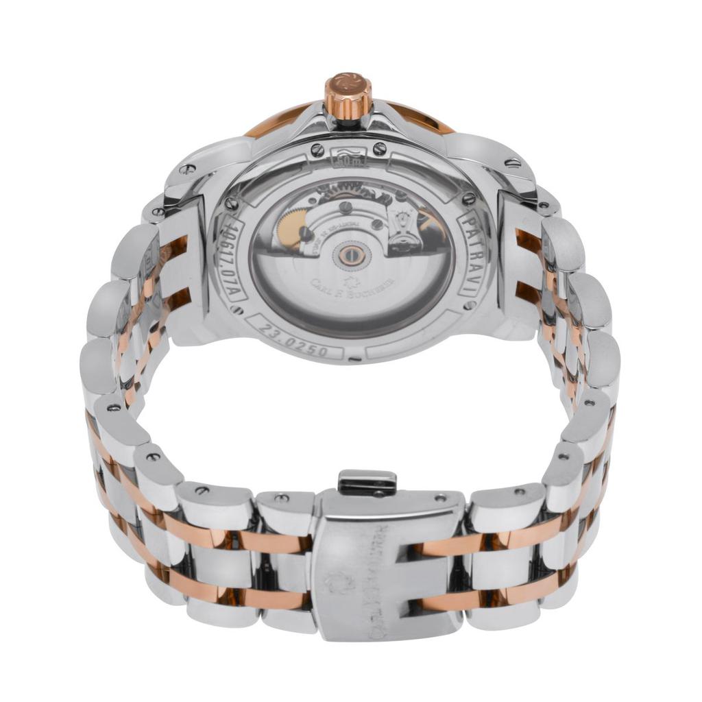 Carl F. Bucherer Patravi AutoDate 18K Rose Gold And Stainless Steel Automatic Unisex Watch 00.10617.07.23.21商品第3张图片规格展示