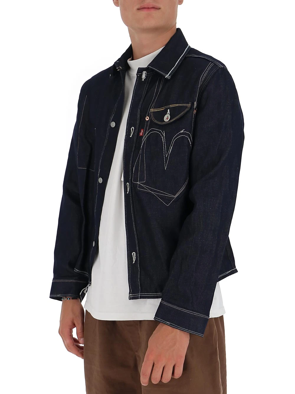 商品【商品预售7天】 Junya Watanabe|Junya Watanabe 男士西服 J9121001 蓝色,价格¥3354,第4张图片详细描述