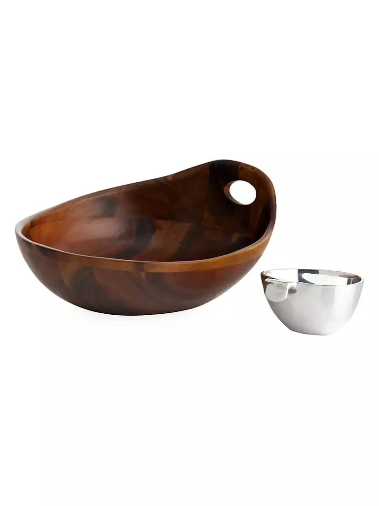 商品Nambé|Portables Chip And Dip Bowl,价格¥1125,第3张图片详细描述