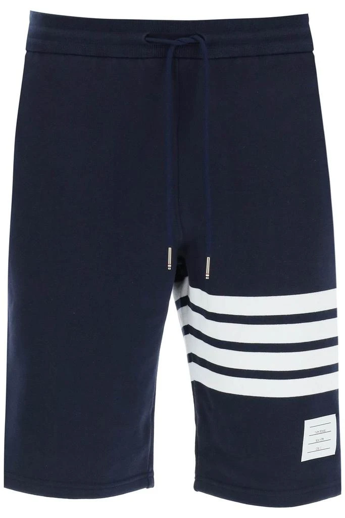 商品Thom Browne|JERSEY BERMUDA SWEATPANTS 4-BAR,价格¥5857,第1张图片