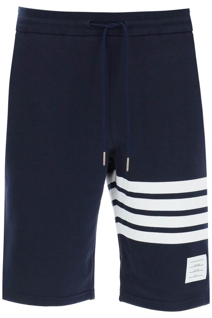 商品Thom Browne|JERSEY BERMUDA SWEATPANTS 4-BAR,价格¥4996,第1张图片