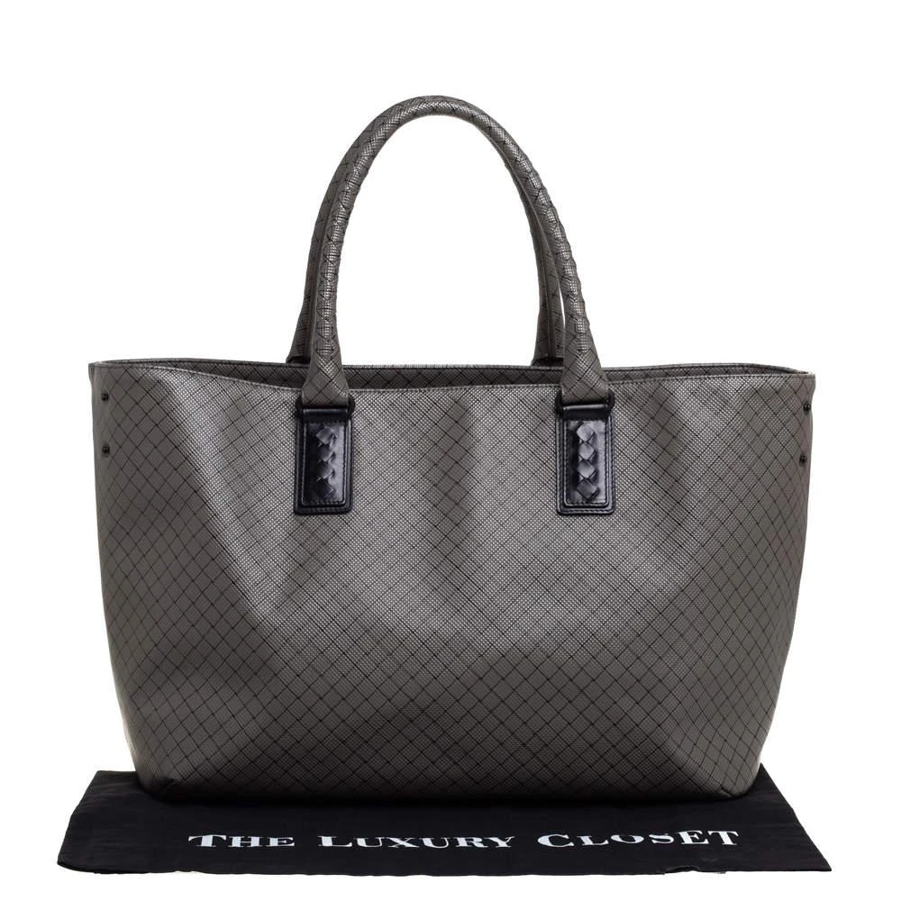 Bottega Veneta Grey/Black PVC and Leather Marco Polo Tote 商品