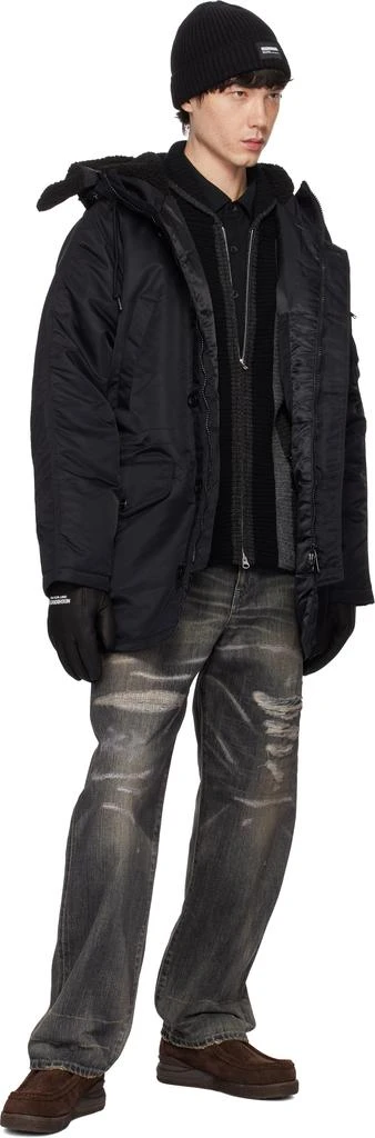 商品NEIGHBORHOOD|Black Leather Boa Gloves,价格¥857,第3张图片详细描述