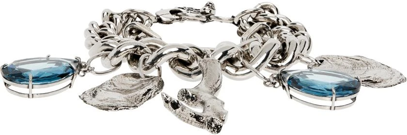 商品Alexander McQueen|Silver Chain Charm Bracelet,价格¥2236,第1张图片