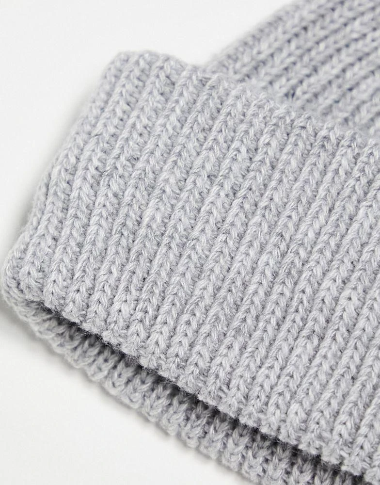 商品COLLUSION|COLLUSION Unisex fisherman beanie in grey marl,价格¥49,第2张图片详细描述