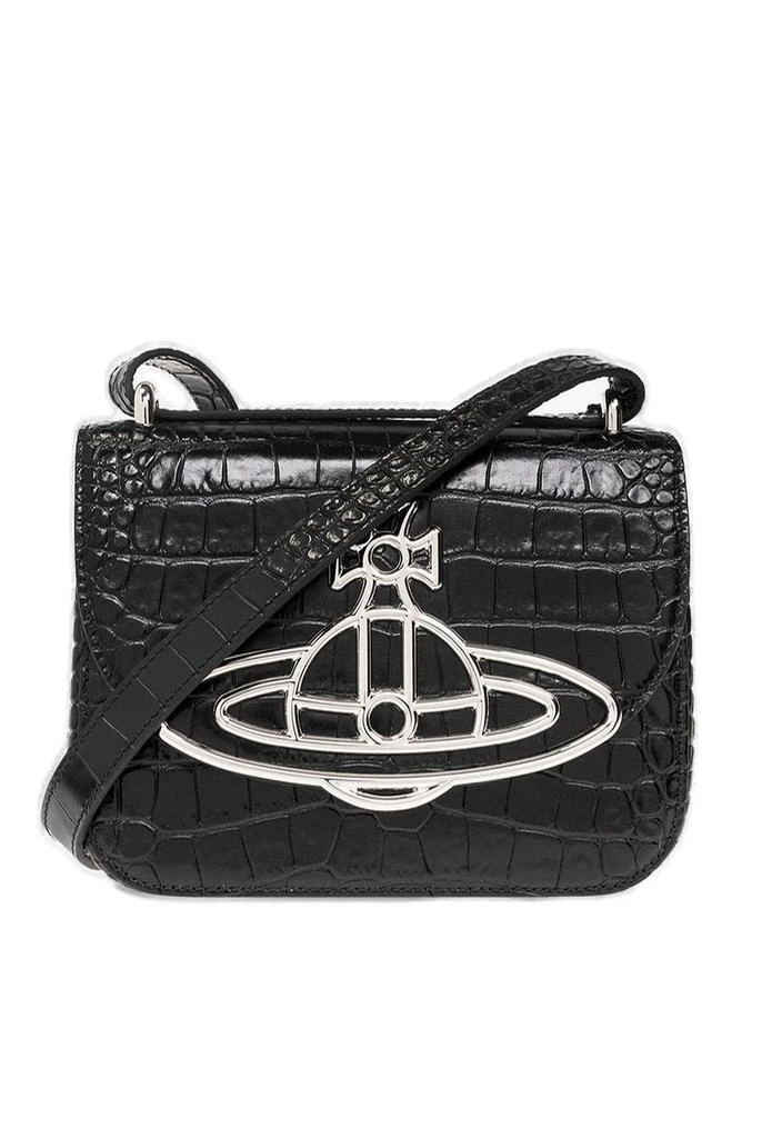 商品Vivienne Westwood|Vivienne Westwood Linda Orb Plaque Small Crossbody Bag,价格¥3373,第1张图片