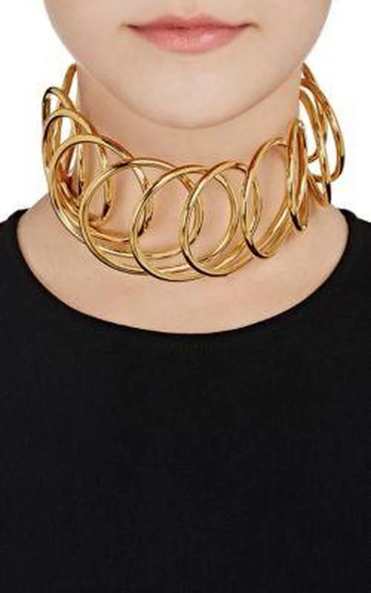 商品Loewe|Gold Wire Choker,价格¥6324,第2张图片详细描述