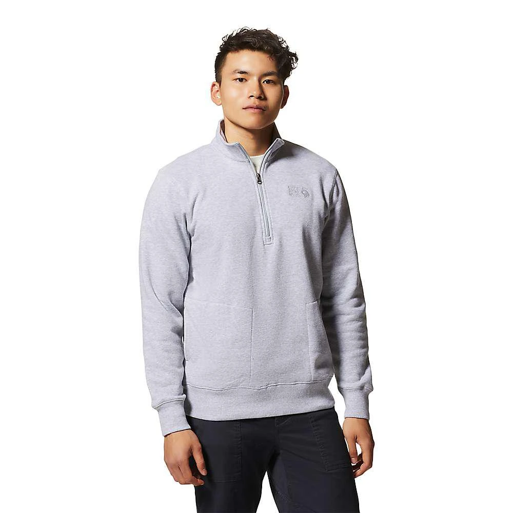 商品Mountain Hardwear|Mountain Hardwear Men's MHW Logo 1/4 Zip Top,价格¥498,第2张图片详细描述