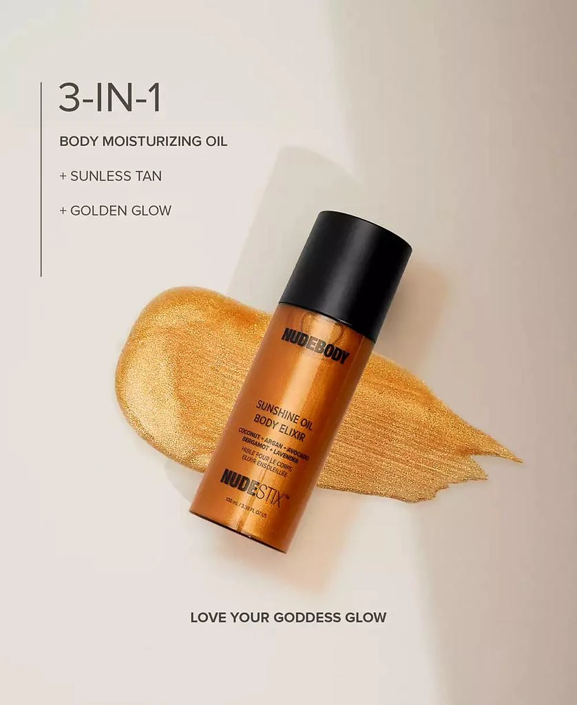 商品NUDESTIX|NUDEBODY Sunshine Oil Body Elixir, 3.38 oz.,价格¥285,第5张图片详细描述