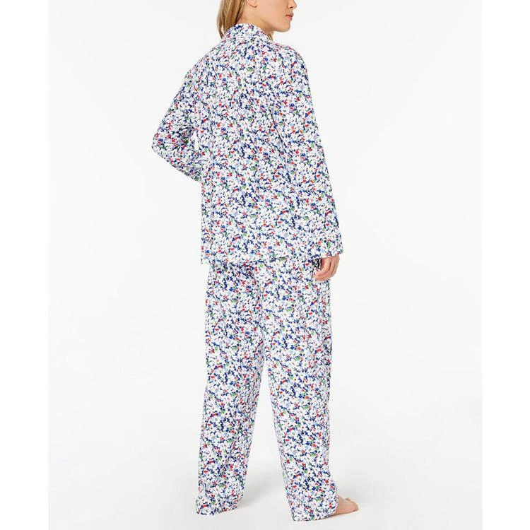 商品Ralph Lauren|Floral-Print Classic Knit Cotton Pajama Set,价格¥378,第2张图片详细描述
