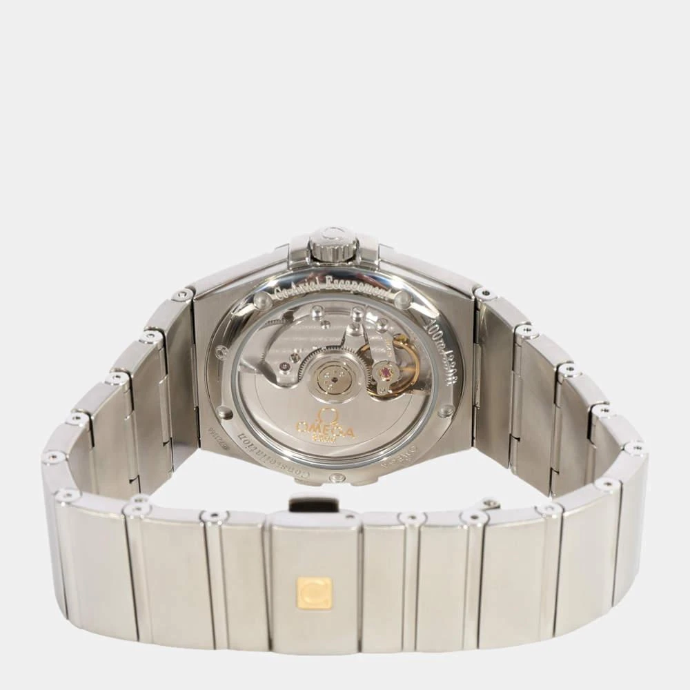 商品[二手商品] Omega|Omega Silver Diamonds Stainless Steel Constellation 123.10.38.21.52.001 Men's Wristwatch 38 mm,价格¥32743,第3张图片详细描述