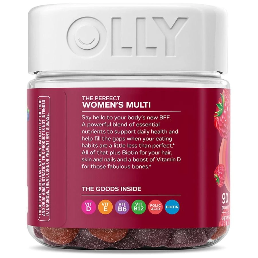 商品OLLY|Olly 女士综合维生素 莓果口味 90粒,价格¥119,第2张图片详细描述