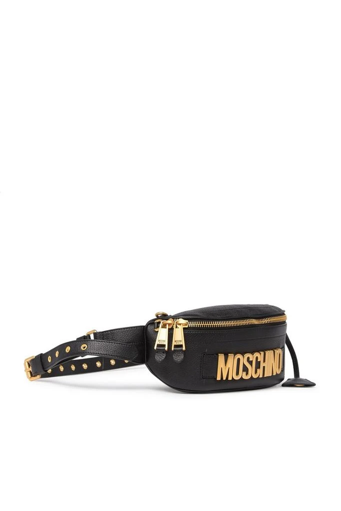 商品Moschino|Logo Leather Belt Bag,价格¥3596,第4张图片详细描述