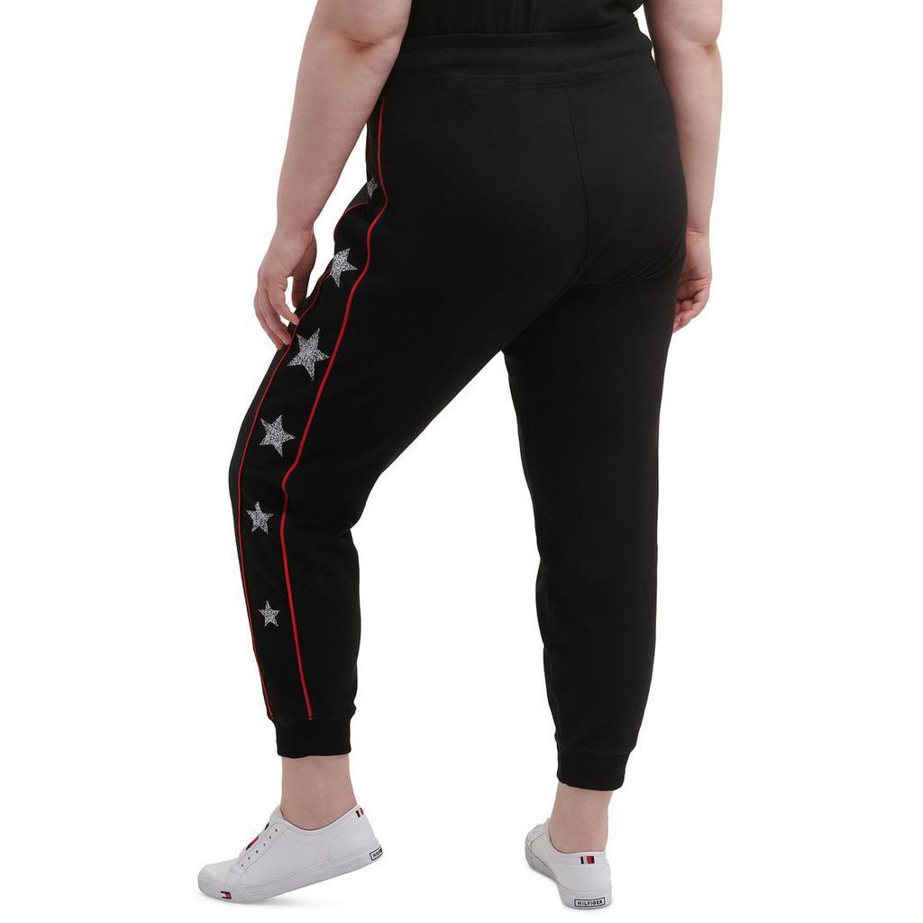 商品Tommy Hilfiger|Tommy Hilfiger Sport Womens Plus Star Fitness Workout Capri Pants,价格¥159-¥209,第5张图片详细描述