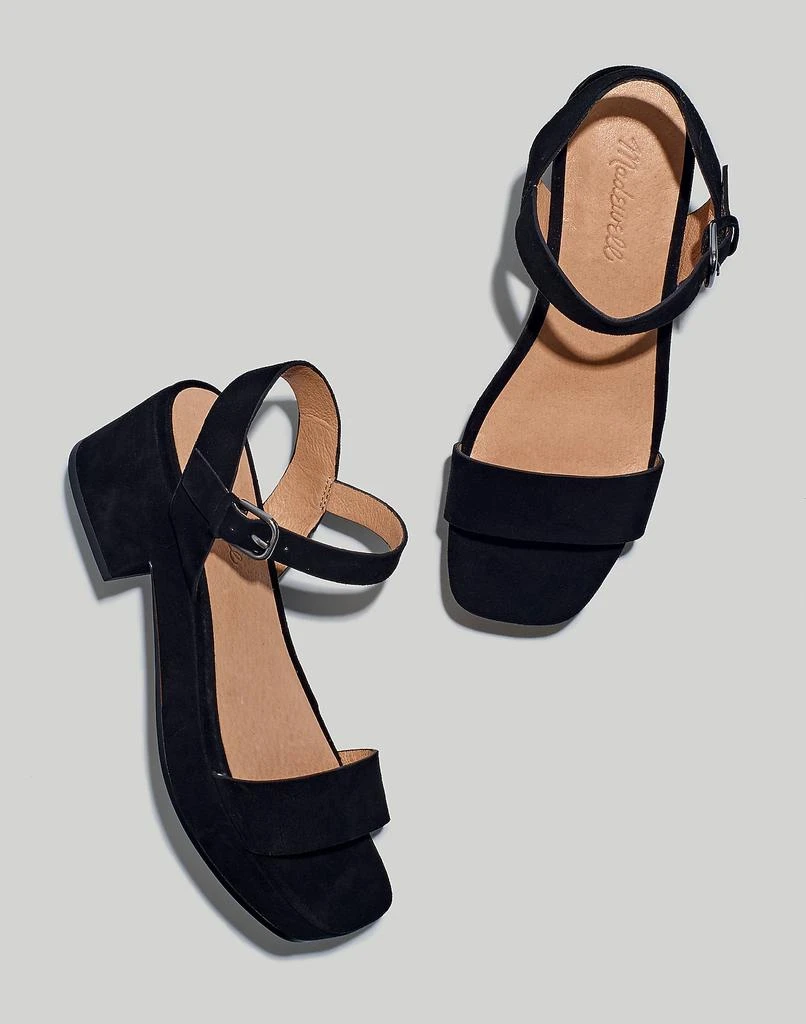 商品Madewell|The Lina Platform Sandal in Suede,价格¥932,第1张图片