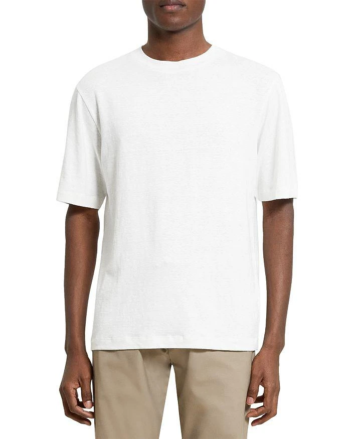 商品Theory|Ryder Flex Linen Stretch Solid Tee,价格¥520,第1张图片详细描述