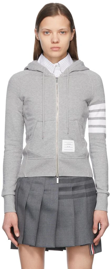 商品Thom Browne|Grey Classic Hoodie,价格¥6208,第1张图片