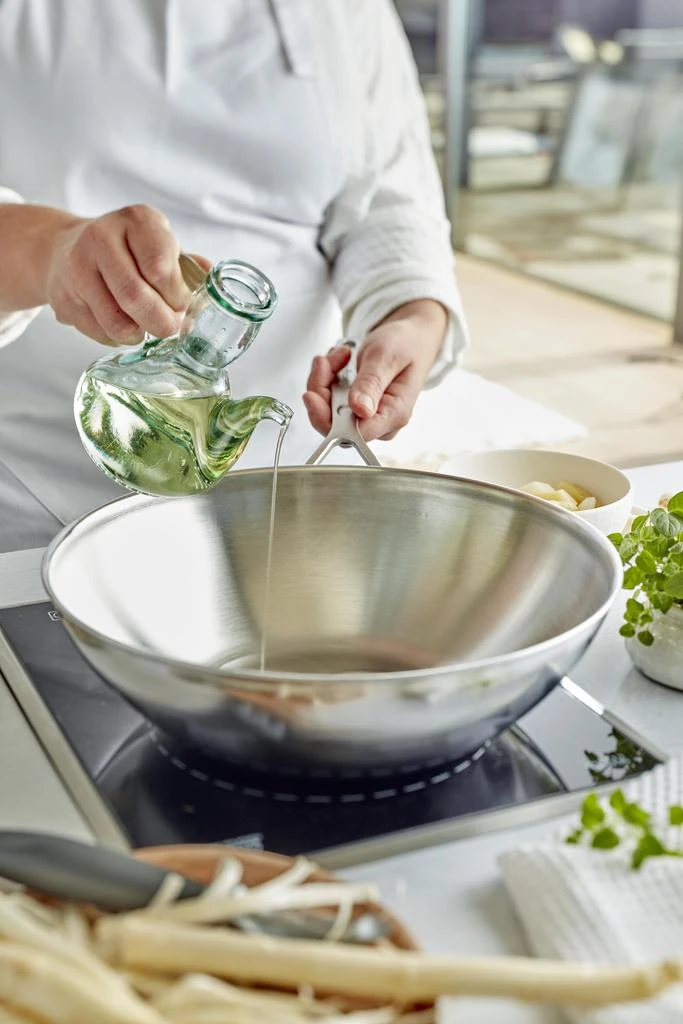 商品Demeyere|Industry 5-Ply 5-qt Stainless Steel Flat Bottom Wok,价格¥2205,第2张图片详细描述