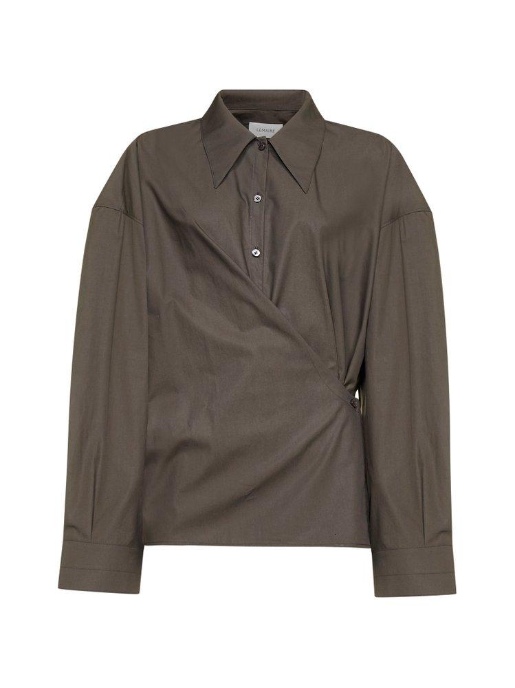 Lemaire Wrap Buttoned Shirt商品第1张图片规格展示