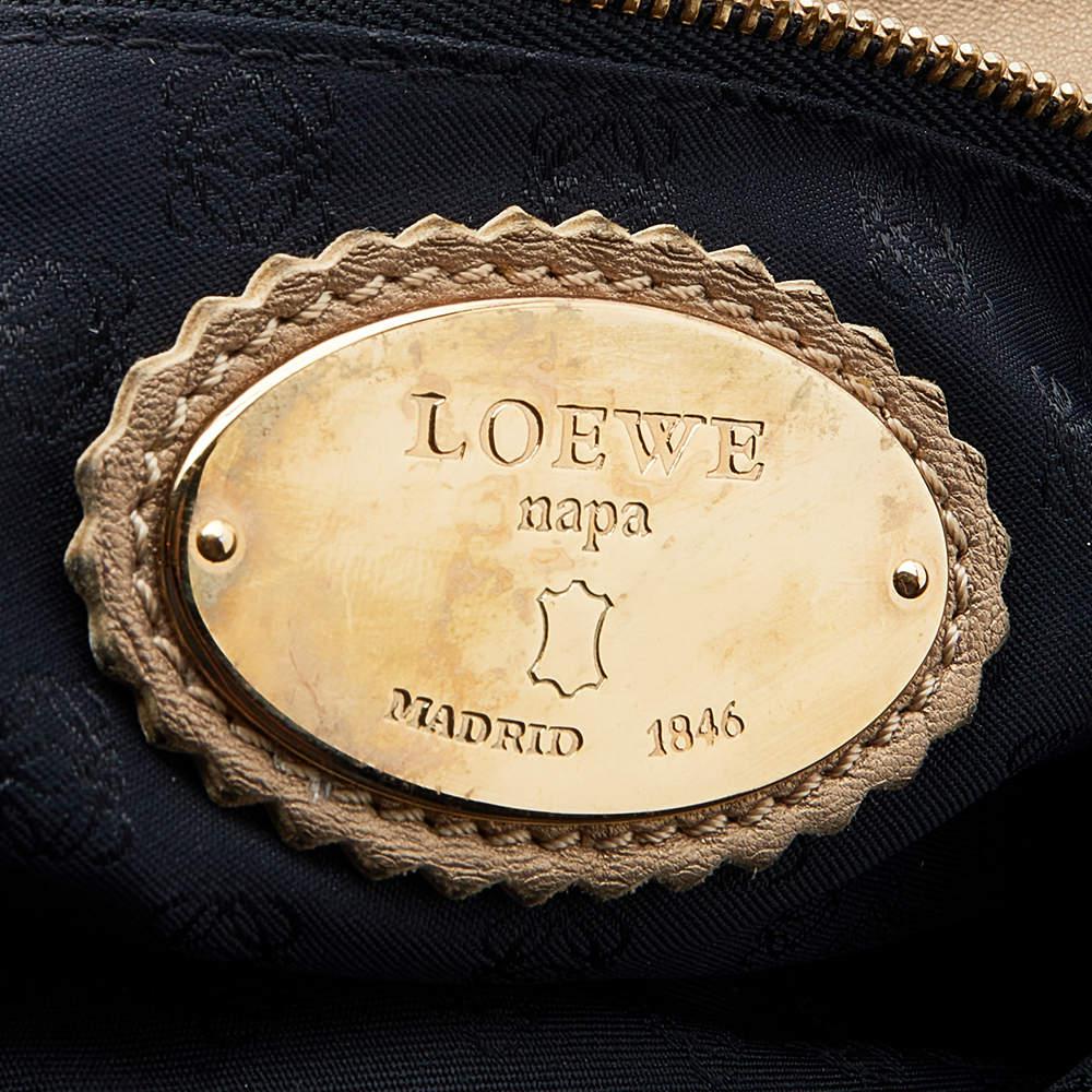 Loewe Gold Leather Tassel Hobo商品第9张图片规格展示