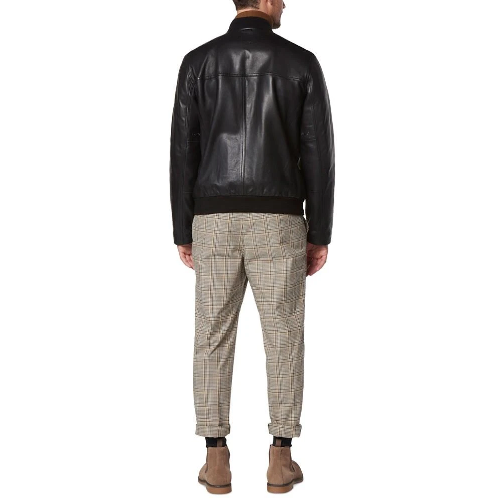 商品Marc New York by Andrew Marc|Men's MacNeil Smooth Leather Bomber Jacket,价格¥4858,第2张图片详细描述