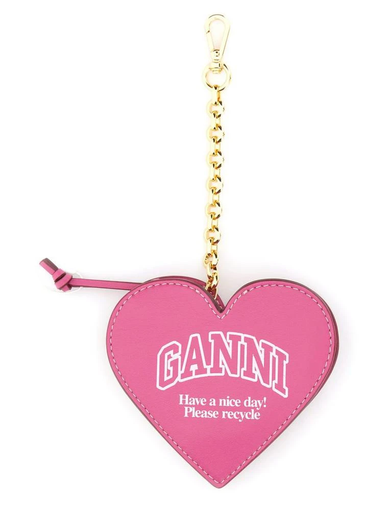 商品Ganni|GANNI "FUNNY HEART" COIN PURSE,价格¥1327,第1张图片