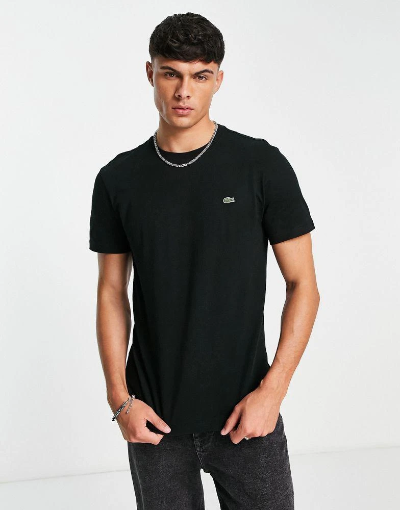 商品Lacoste|Lacoste t-shirt with croc in black,价格¥423,第3张图片详细描述