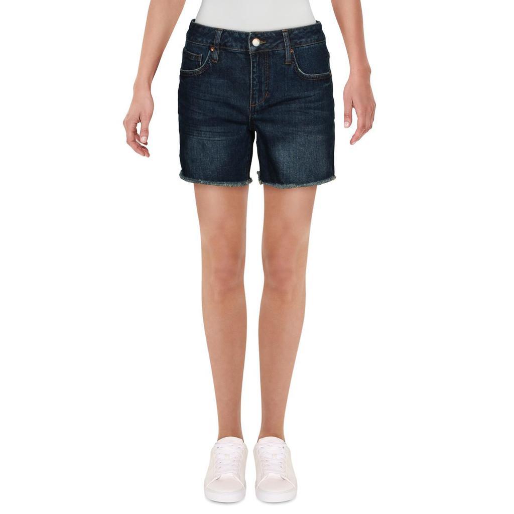 商品Joe's Jeans|Joe's Jeans Womens Mid-Rise Frayed Hem Cutoff Shorts,价格¥74,第1张图片