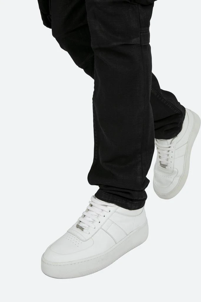 B357 Waxed Cargo Flare Denim - Black 商品