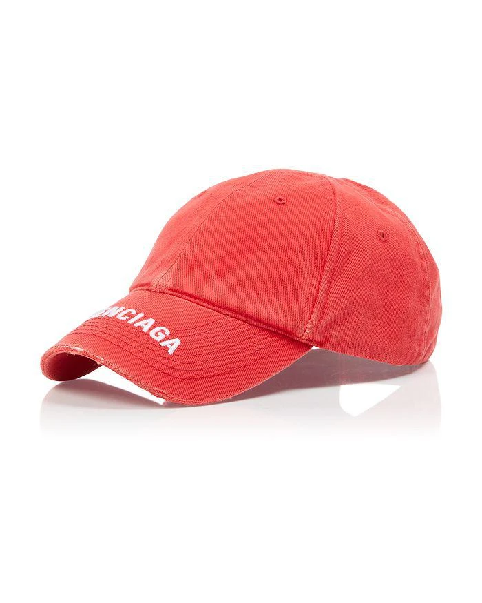 商品Balenciaga|Brim Logo Cotton Baseball Cap,价格¥3192,第1张图片