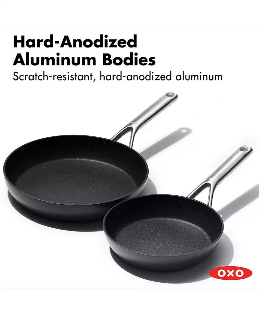 商品OXO|Professional HA 2-Pc. Ceramic Nonstick Frypan Set,价格¥666,第5张图片详细描述