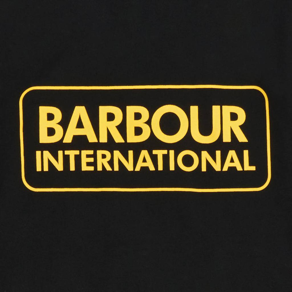 Barbour International Boys' Large Logo Crew Neck Sweatshirt - Black商品第5张图片规格展示