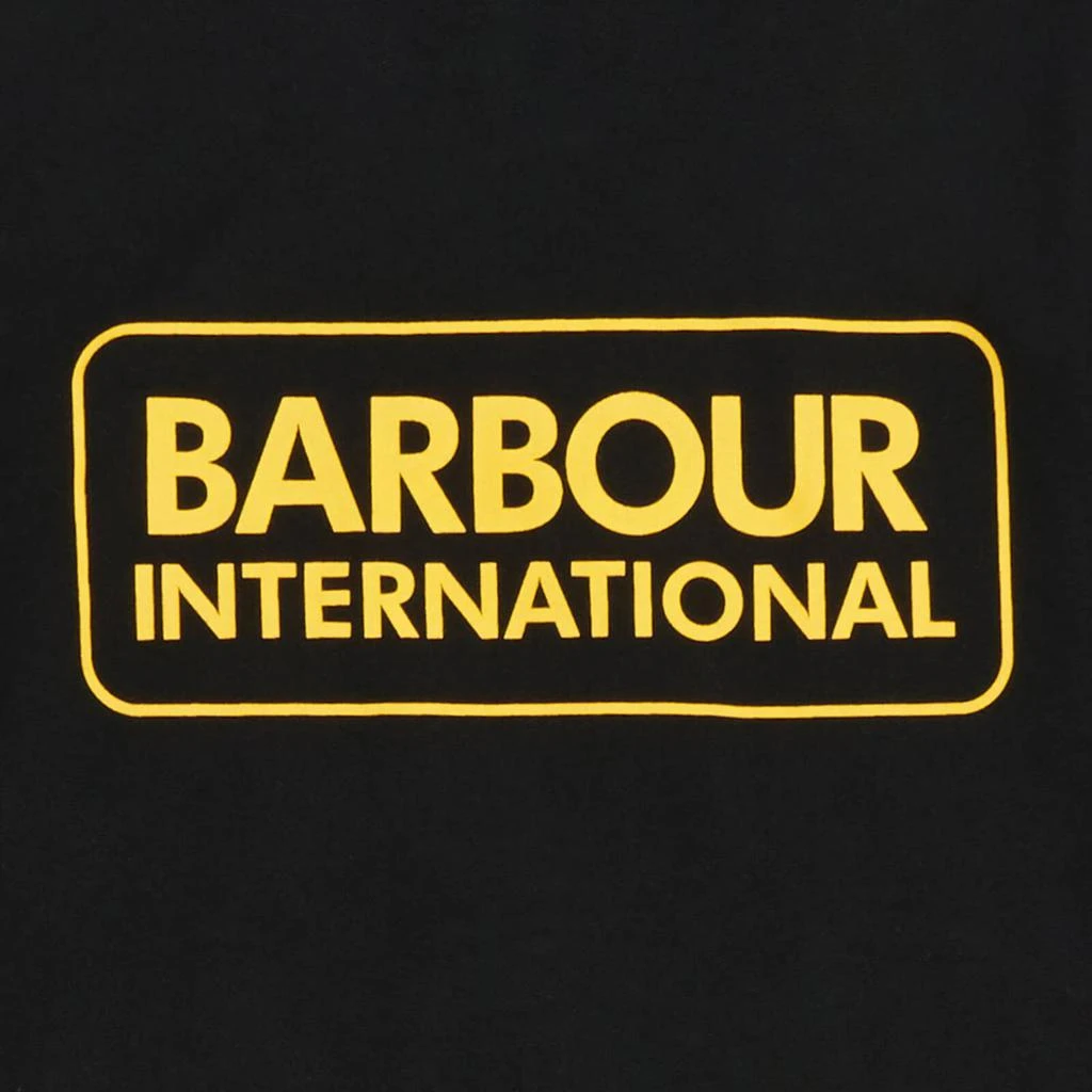 商品Barbour|Barbour International Boys' Large Logo Crew Neck Sweatshirt - Black,价格¥207,第5张图片详细描述