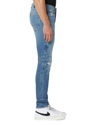 商品Hudson|Zack Skinny Moto Jeans,价格¥849,第5张图片详细描述