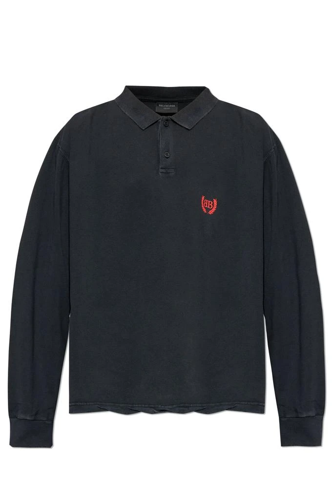 商品Balenciaga|Long sleeve polo,价格¥6564,第1张图片